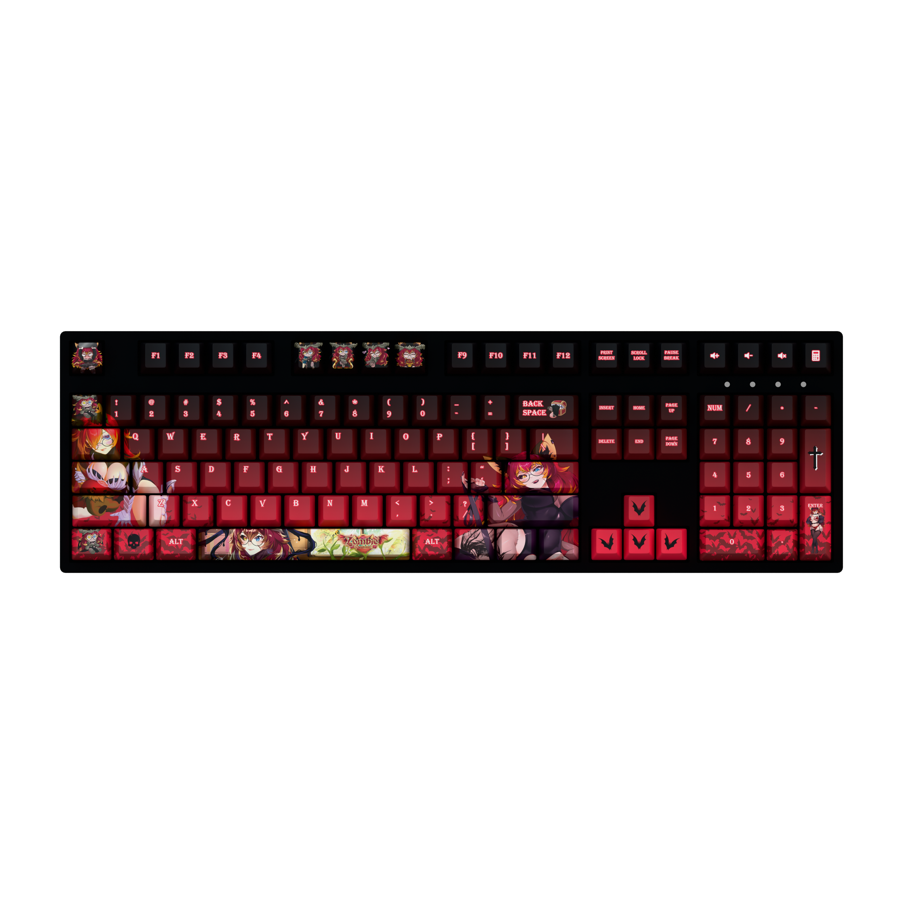[limited drop] Zombie Pandemic 100% RGB Mechanical Keyboard – Kibodo