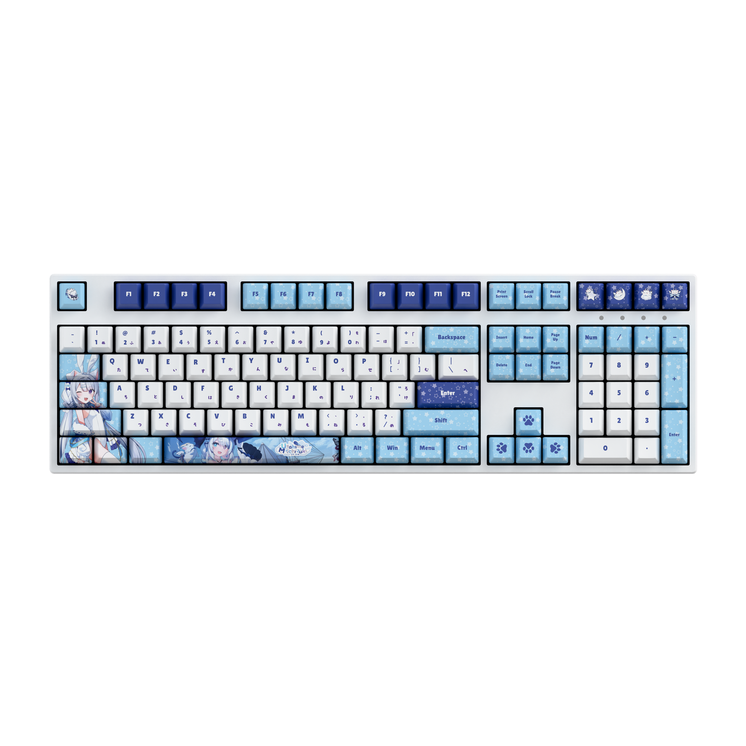 Utahime Mochizuki 100% RGB Mechanical Keyboard