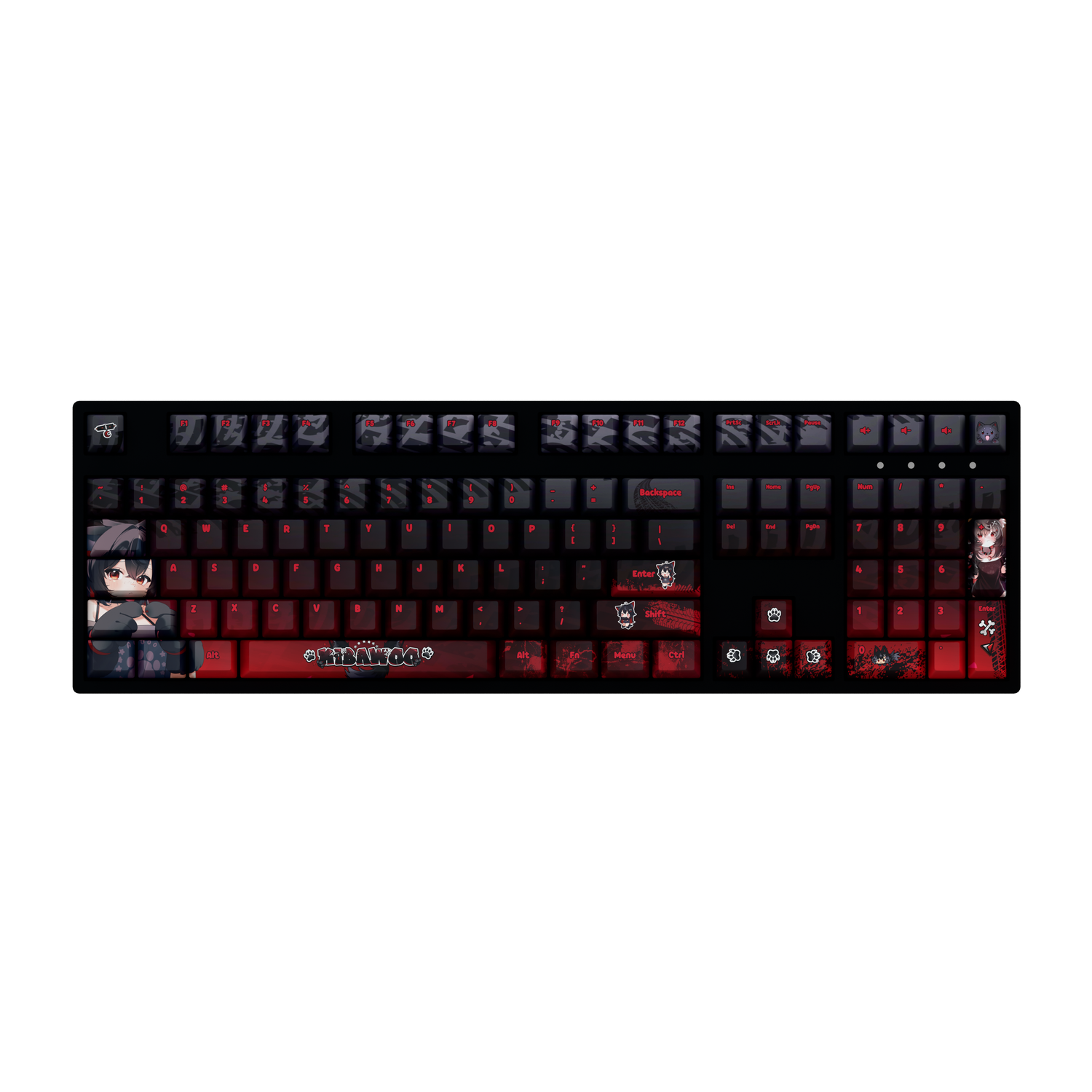 Kibawoo 100% RGB Mechanical Keyboard