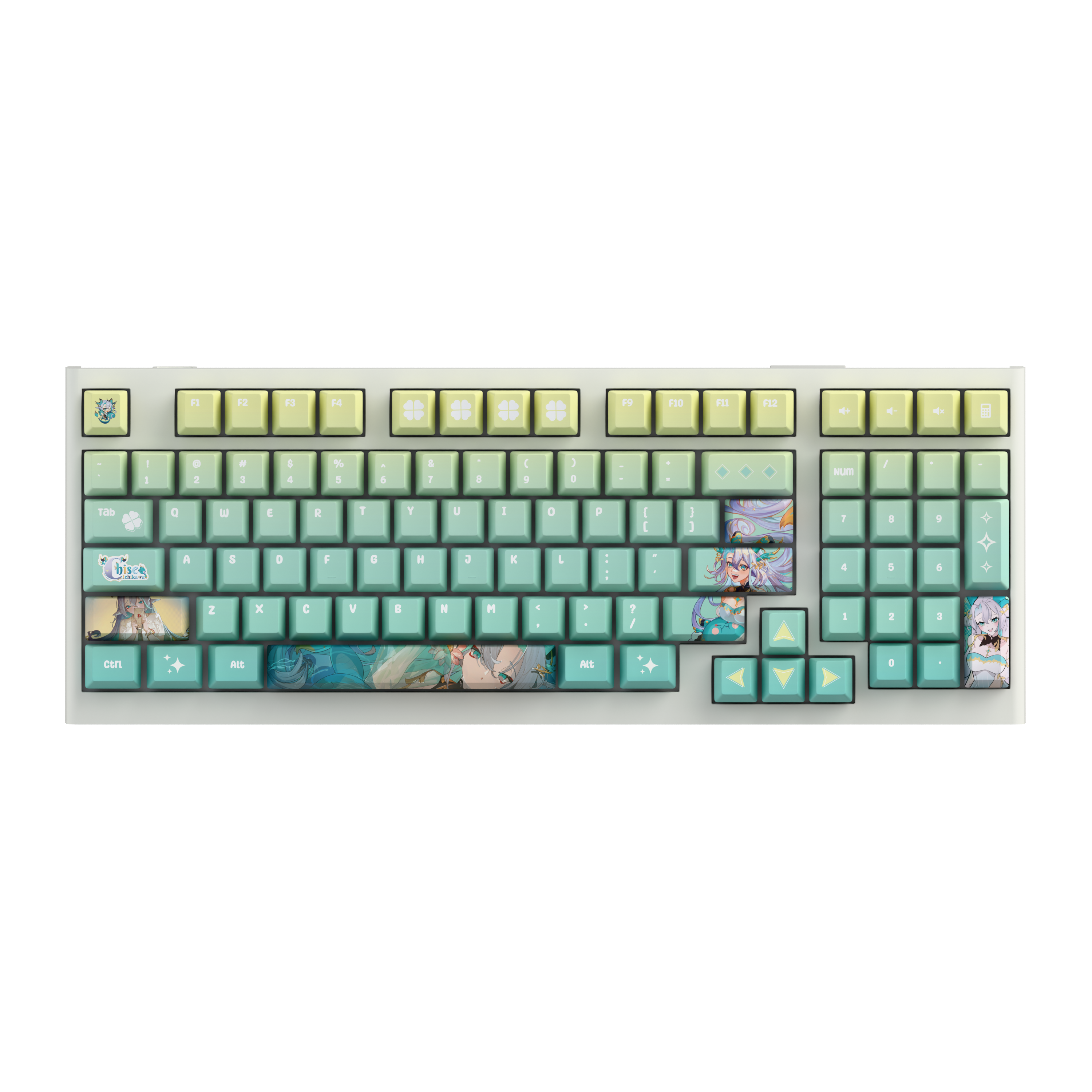 Chise Ichikawa 96% RGB Mechanical Keyboard – Kibodo