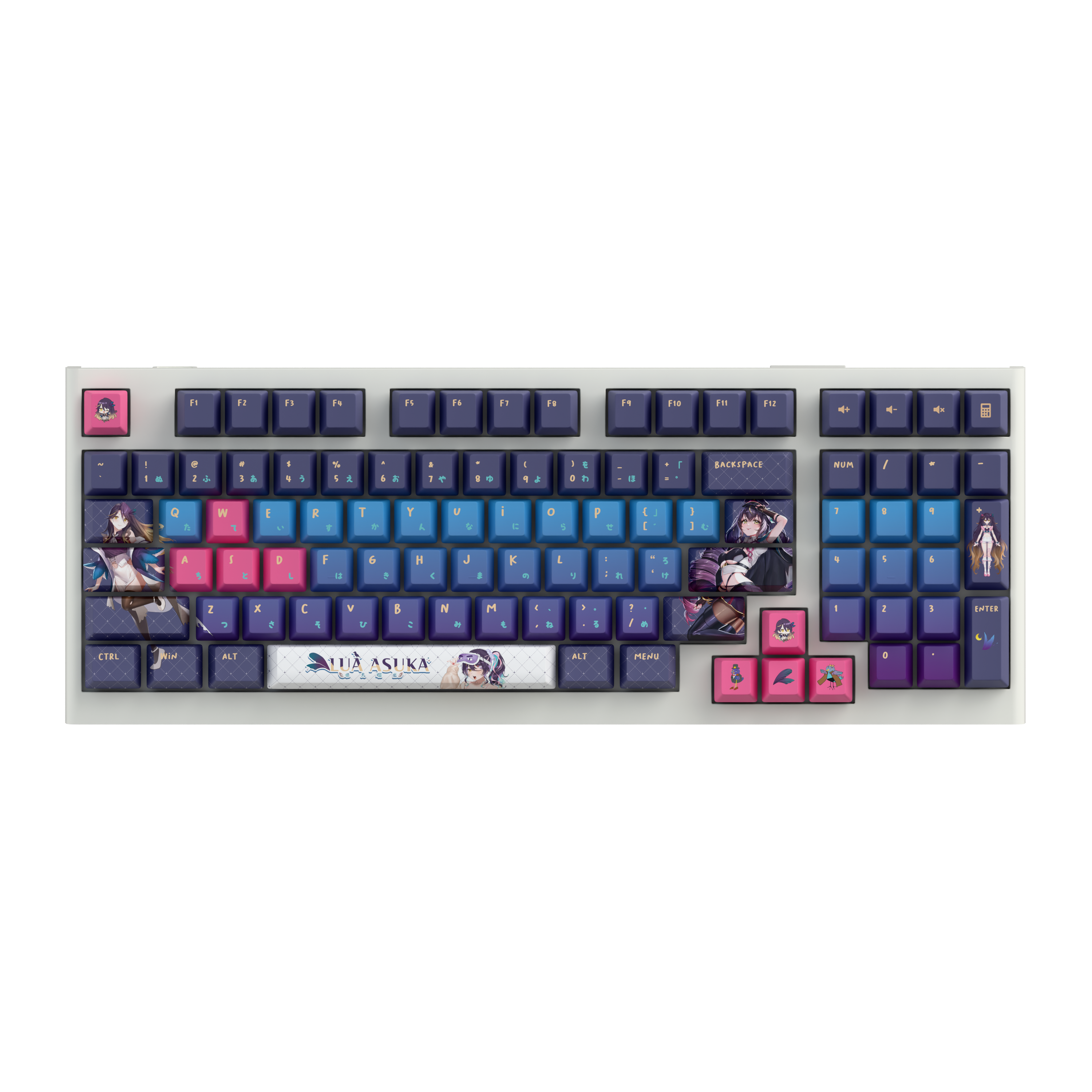 Lua Asuka Graduation 96% RGB Mechanical Keyboard – Kibodo