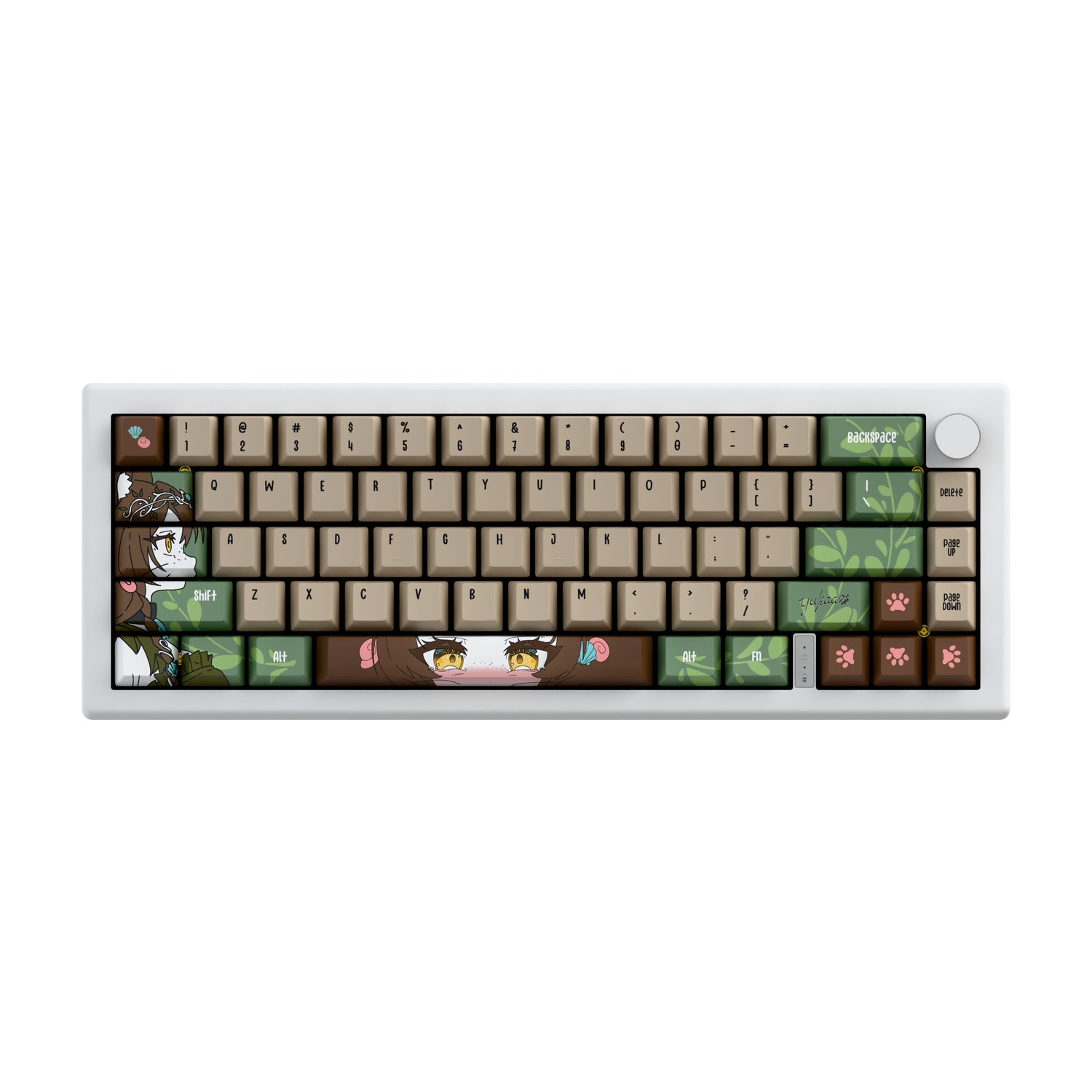 [LIMITED DROP] yukaa | otter vtuber 65% RGB Mechanical Keyboard