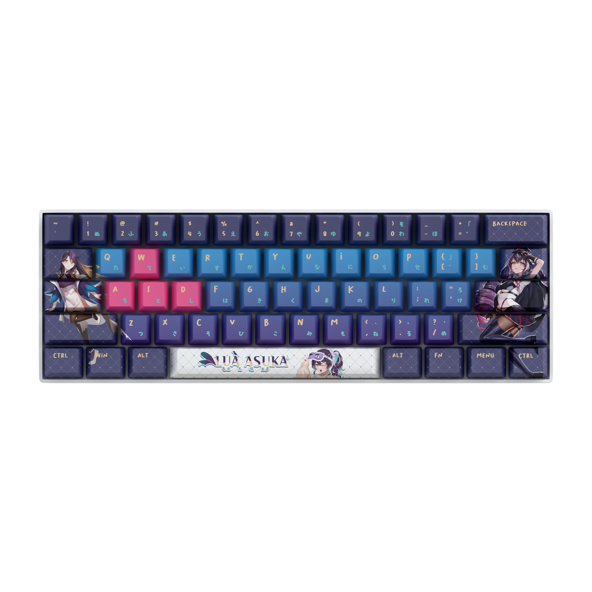 Lua Asuka Graduation 60% RGB Mechanical Keyboard – Kibodo