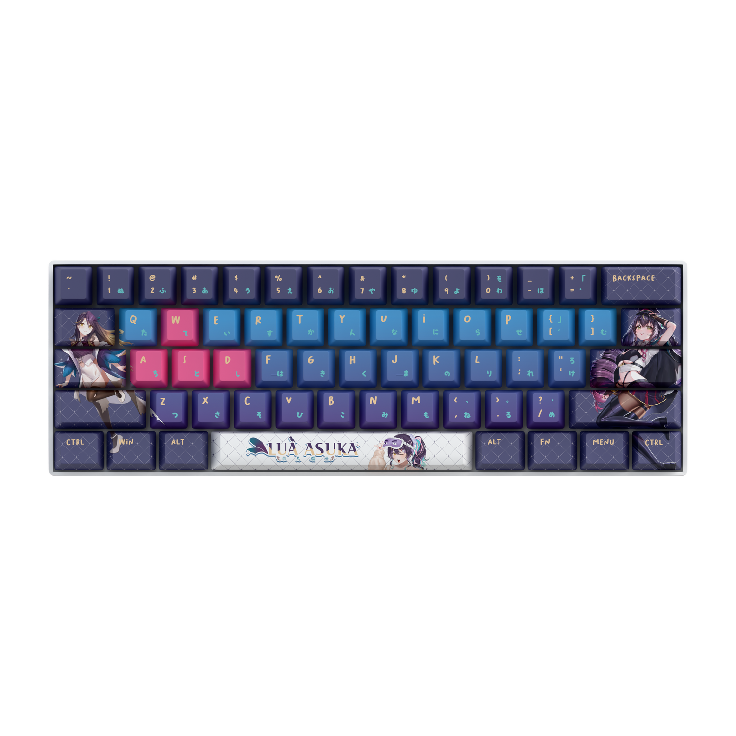 Lua Asuka Graduation 60% RGB Mechanical Keyboard