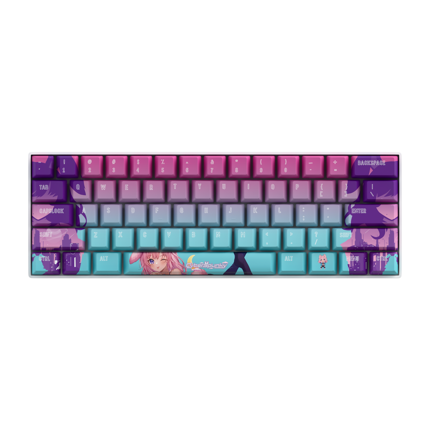 CyberSpunky 60% RGB Mechanical Keyboard