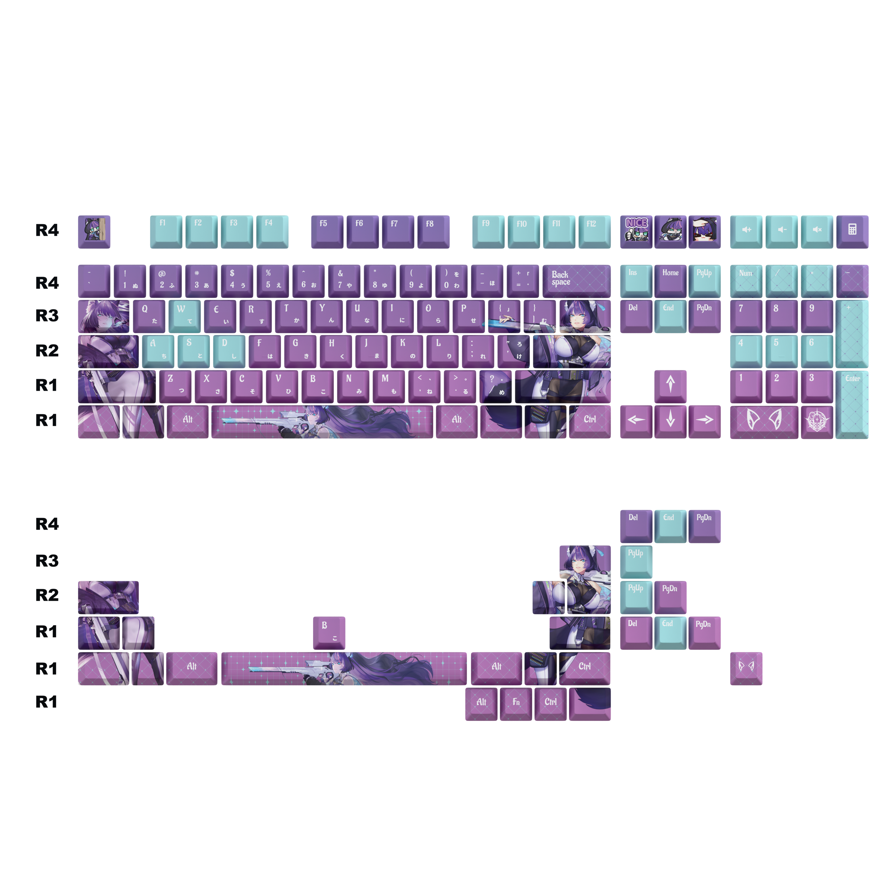 Azeria.EVE Keycaps Set – Kibodo