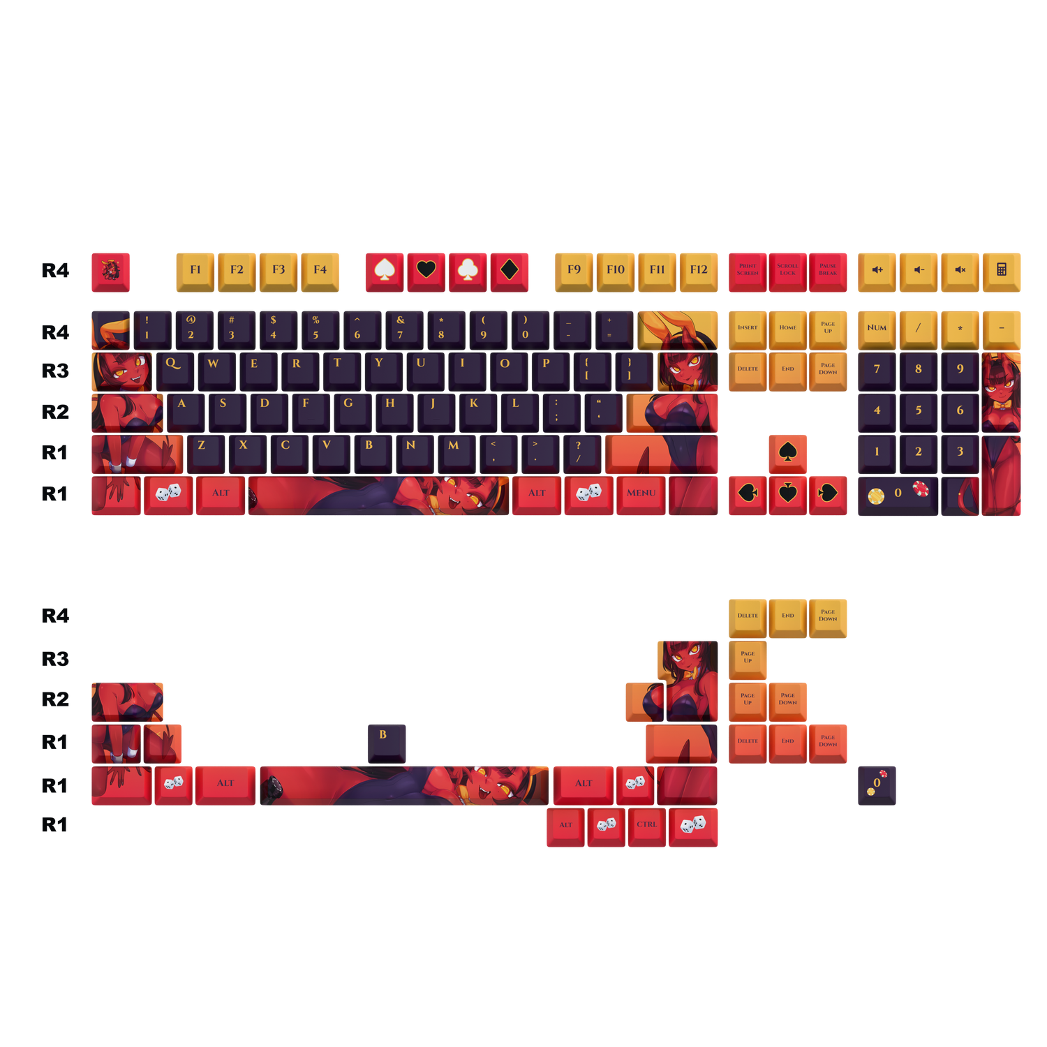 Meru keycaps Set