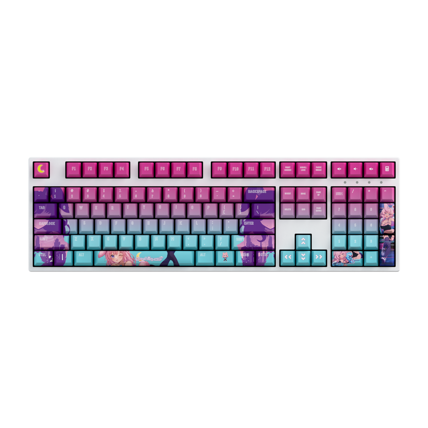 CyberSpunky 100% RGB Mechanical Keyboard