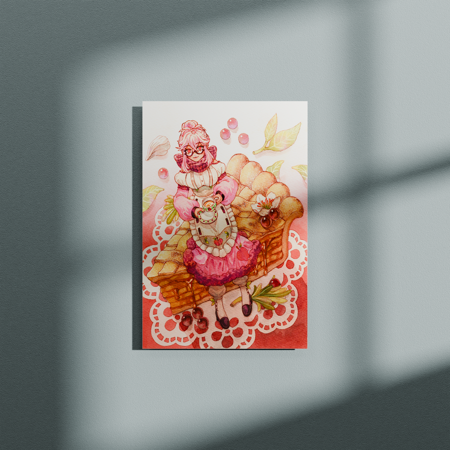 Badappleyatsu Aluminium Poster