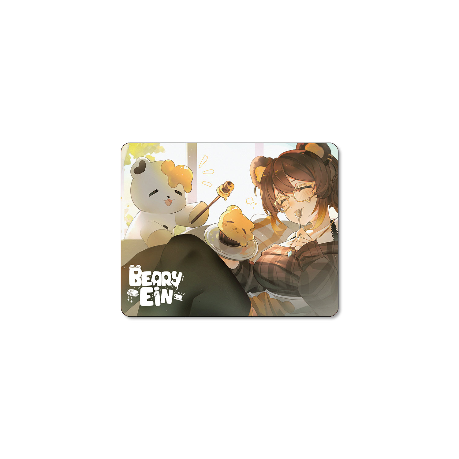 BearyEin Glass Mousepad