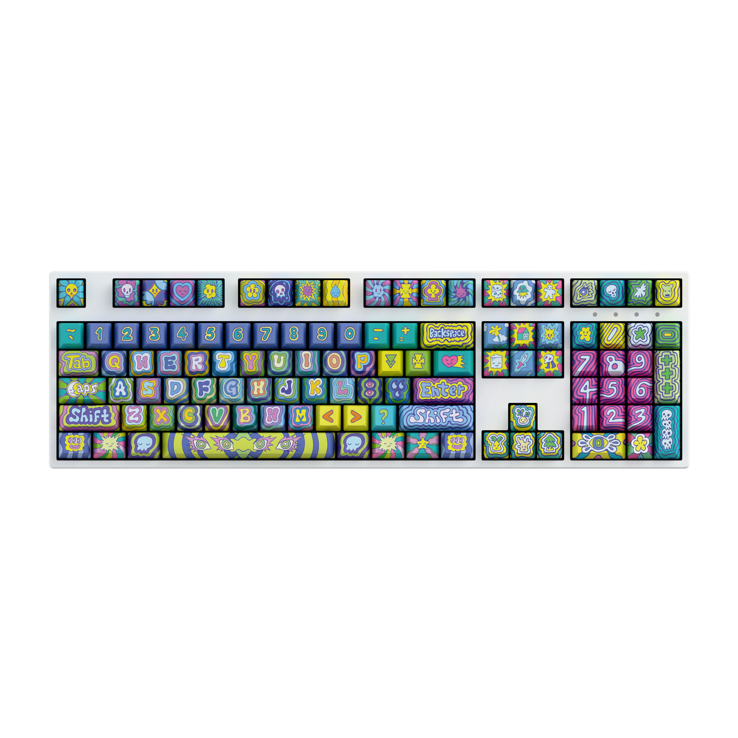 Benangbaja Studio "Spirit Set" 100% RGB Mechanical Keyboard