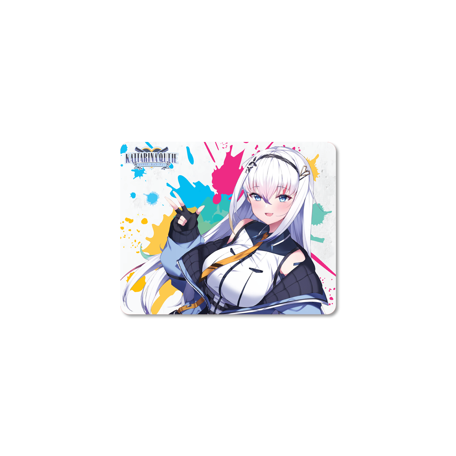 Kattarina Qutie Glass Mousepad