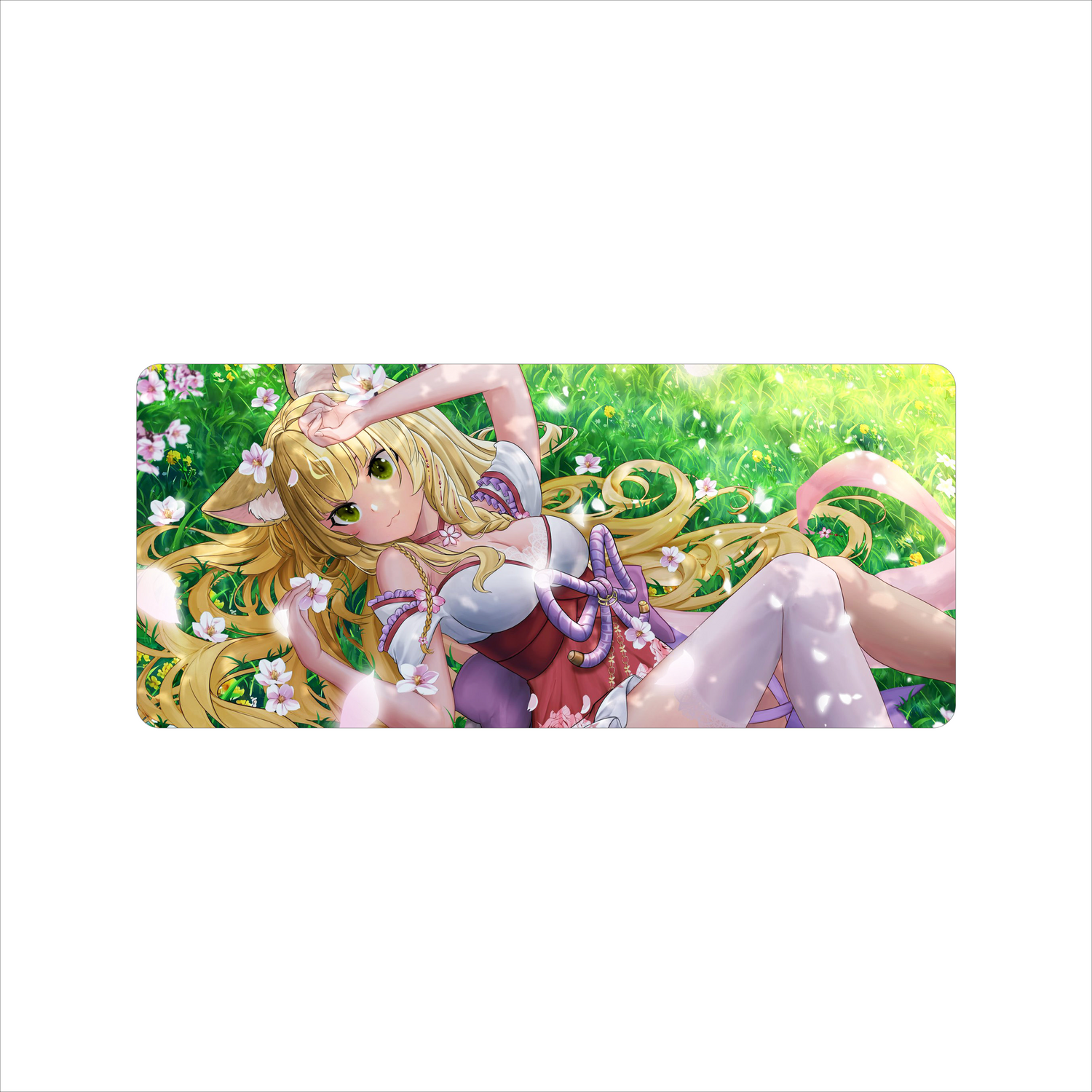 LannahBabe Blossoms of Serenity Deskmat