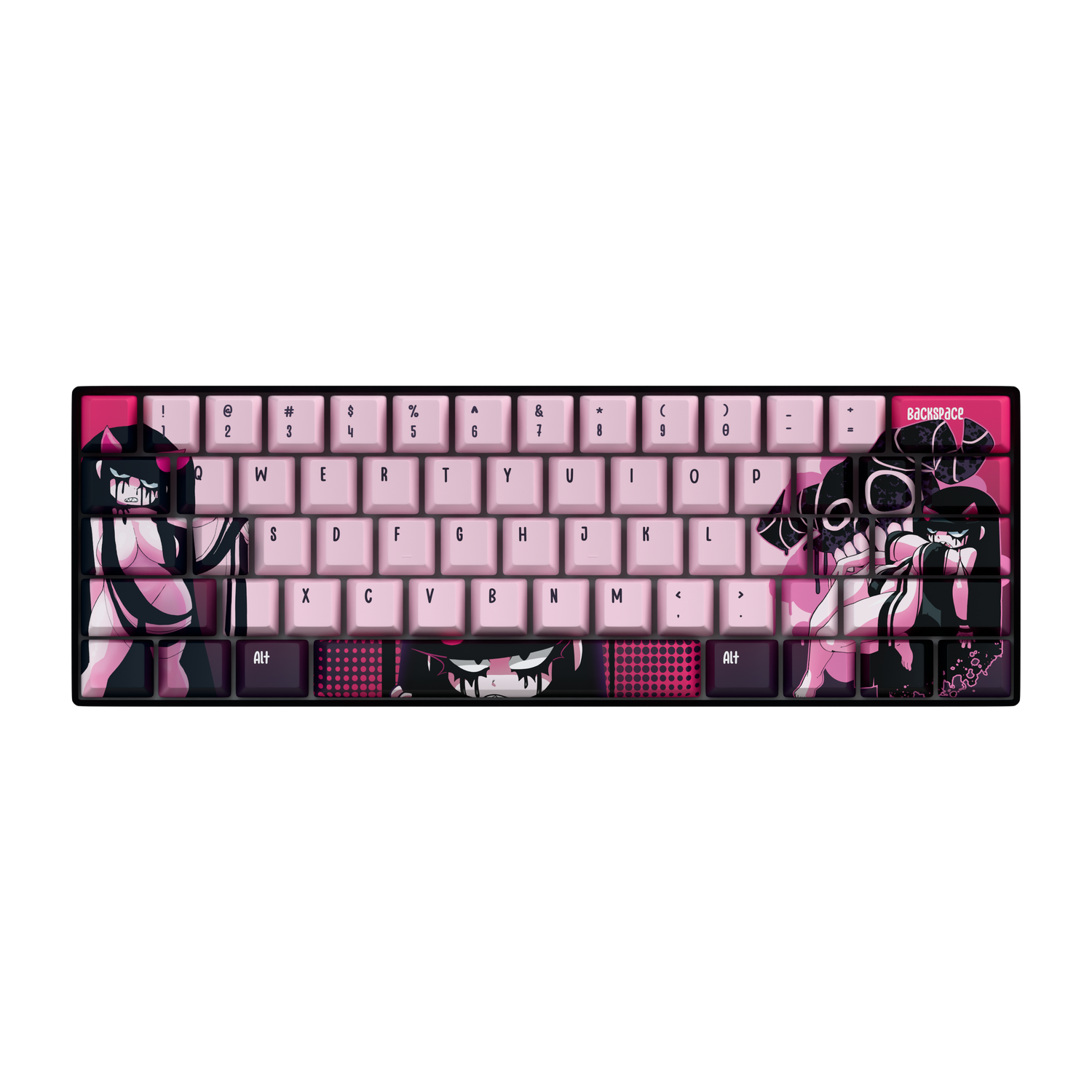 Inker Comics_MONICA 60% RGB Mechanical Keyboard