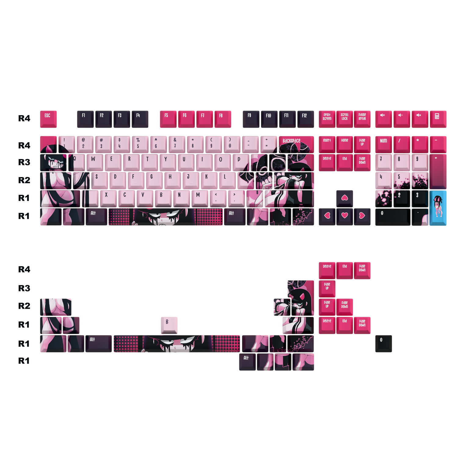 Inker Comics_MONICA Keycaps Set