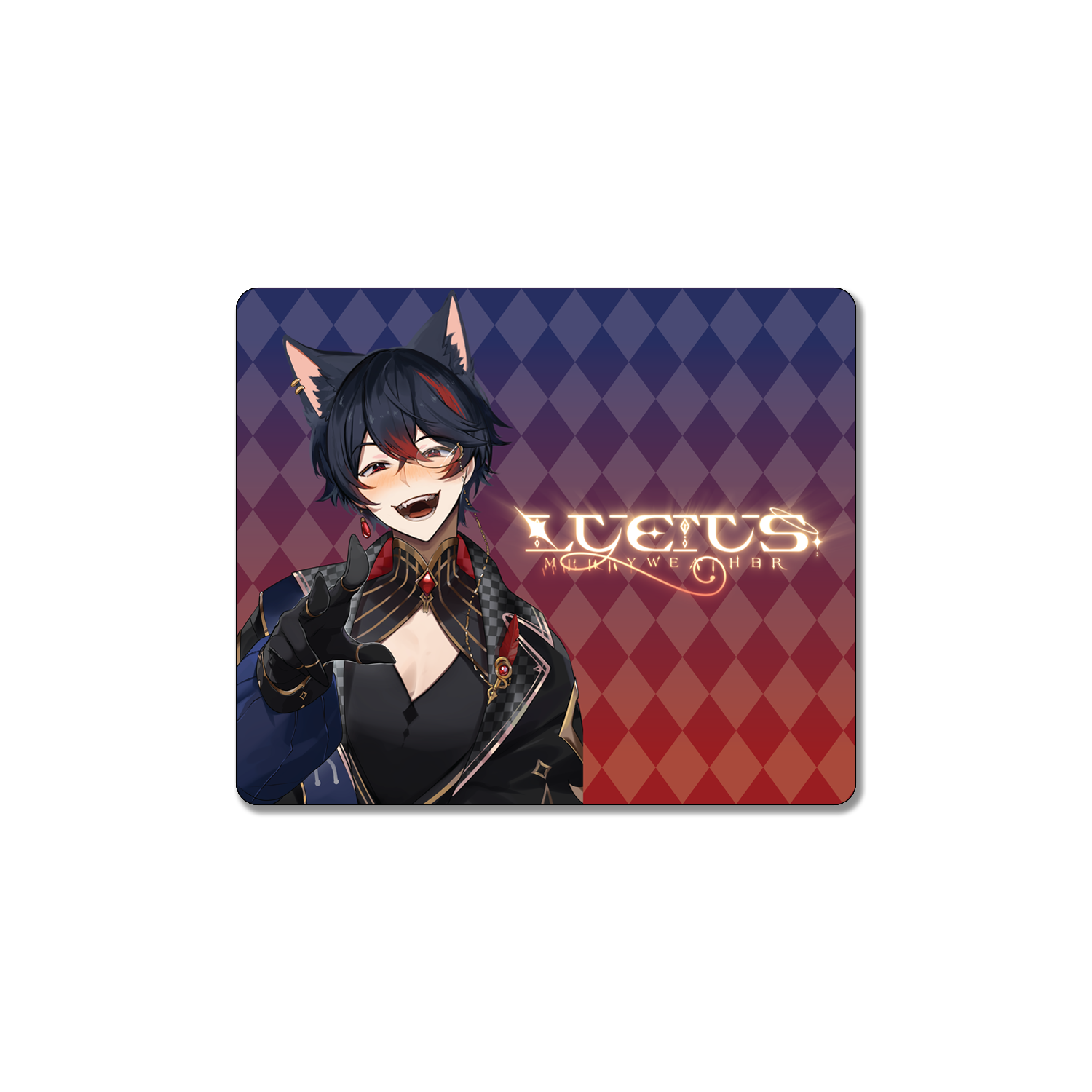 Lucius Merryweather Glass Mousepad