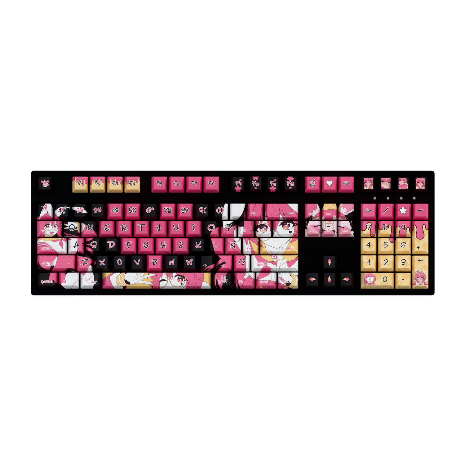 Miku Pinku 100% RGB Mechanical Keyboard