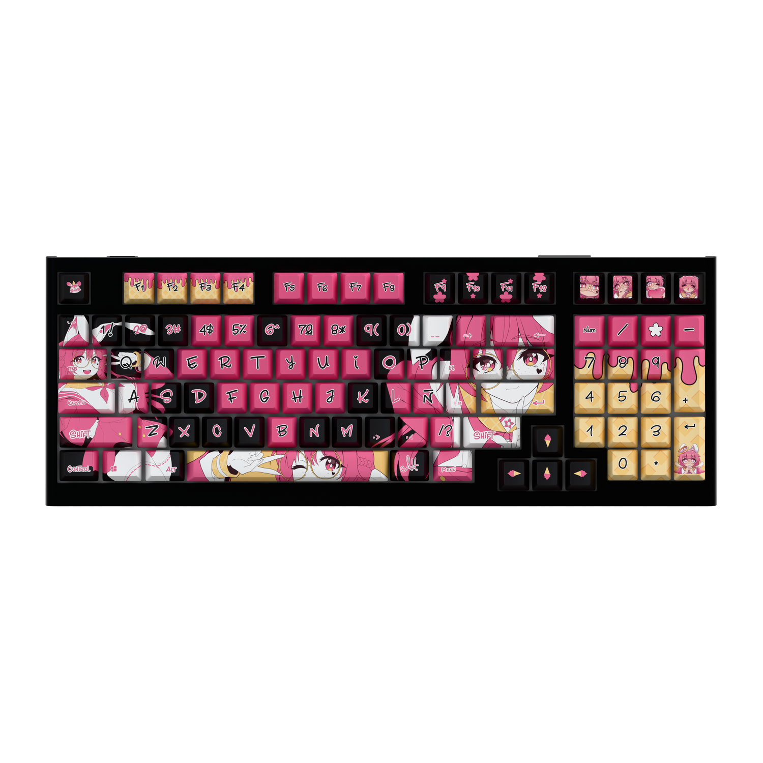 Miku Pinku 96% RGB Mechanical Keyboard