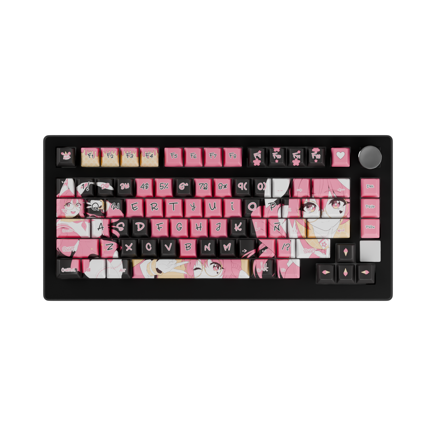 Miku Pinku 75% RGB Mechanical Keyboard