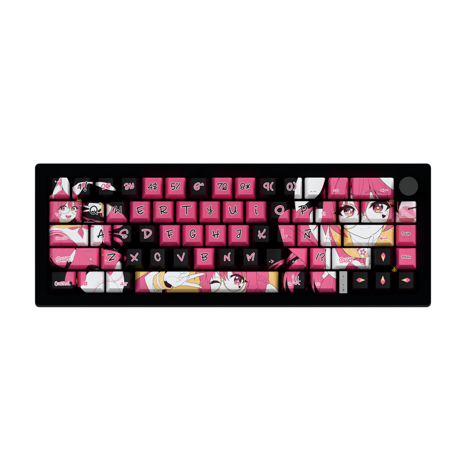 Miku Pinku 65% RGB Mechanical Keyboard