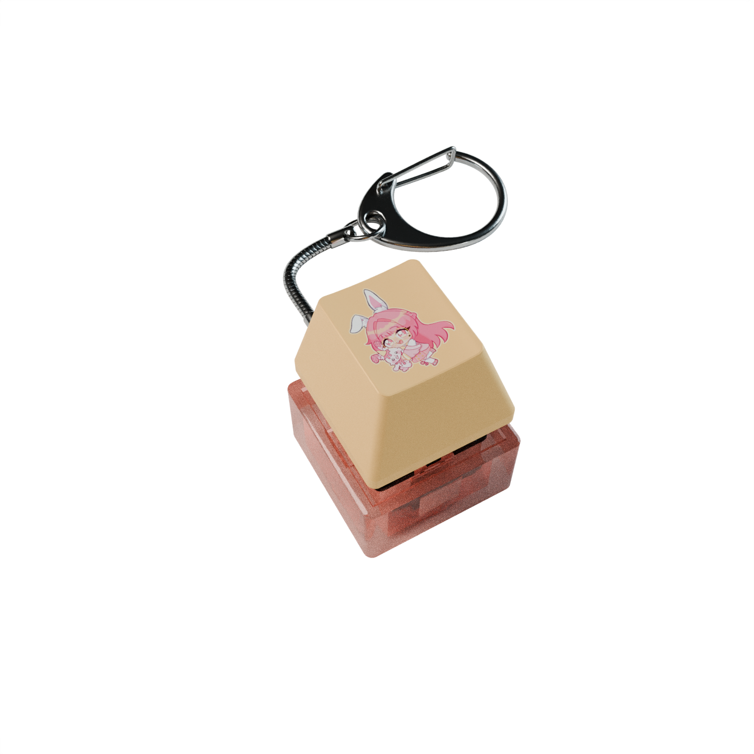 Miku Pinku Fidget Keychain