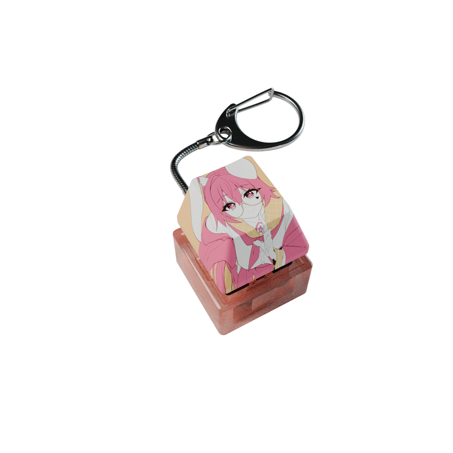 Miku Pinku Fidget Keychain