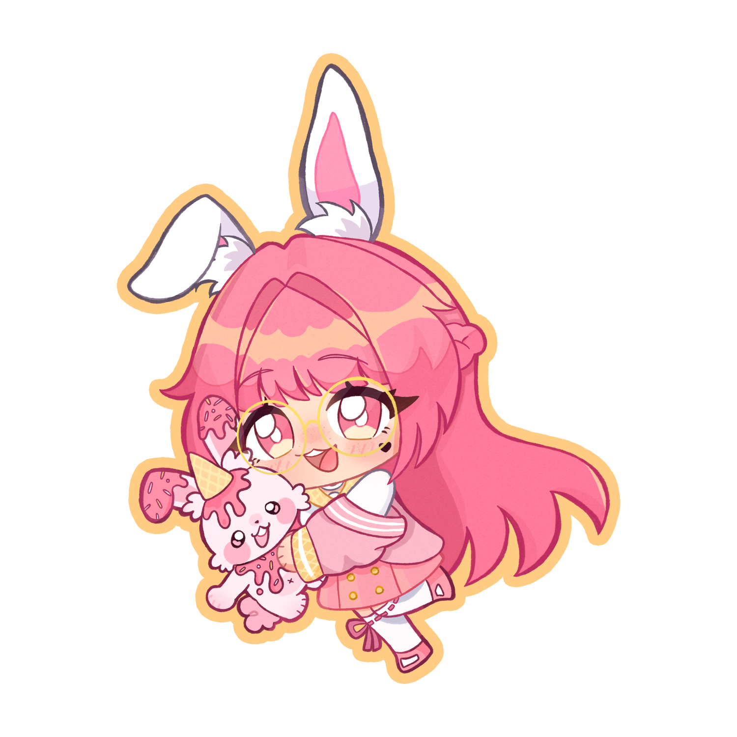 Miku Pinku Sticker