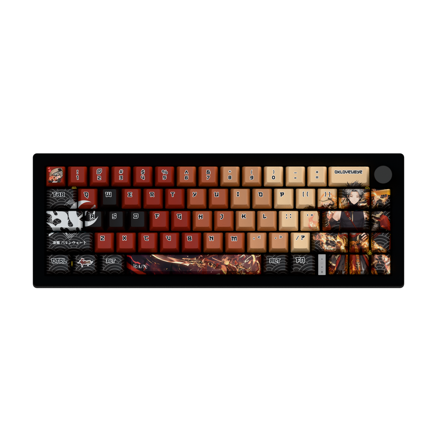 NIJISANJI EN Ryoma Barrenwort 65% RGB Mechanical Keyboard