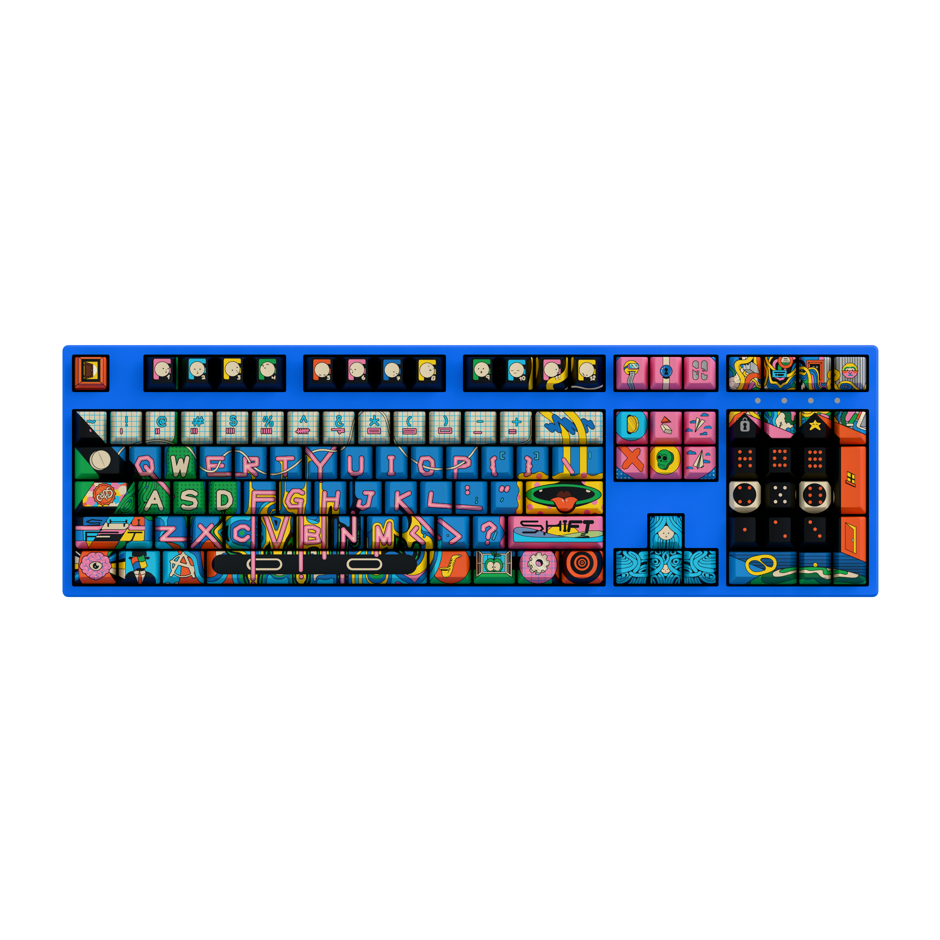 Oritoor 100% RGB Blue Mechanical Keyboard – Kibodo