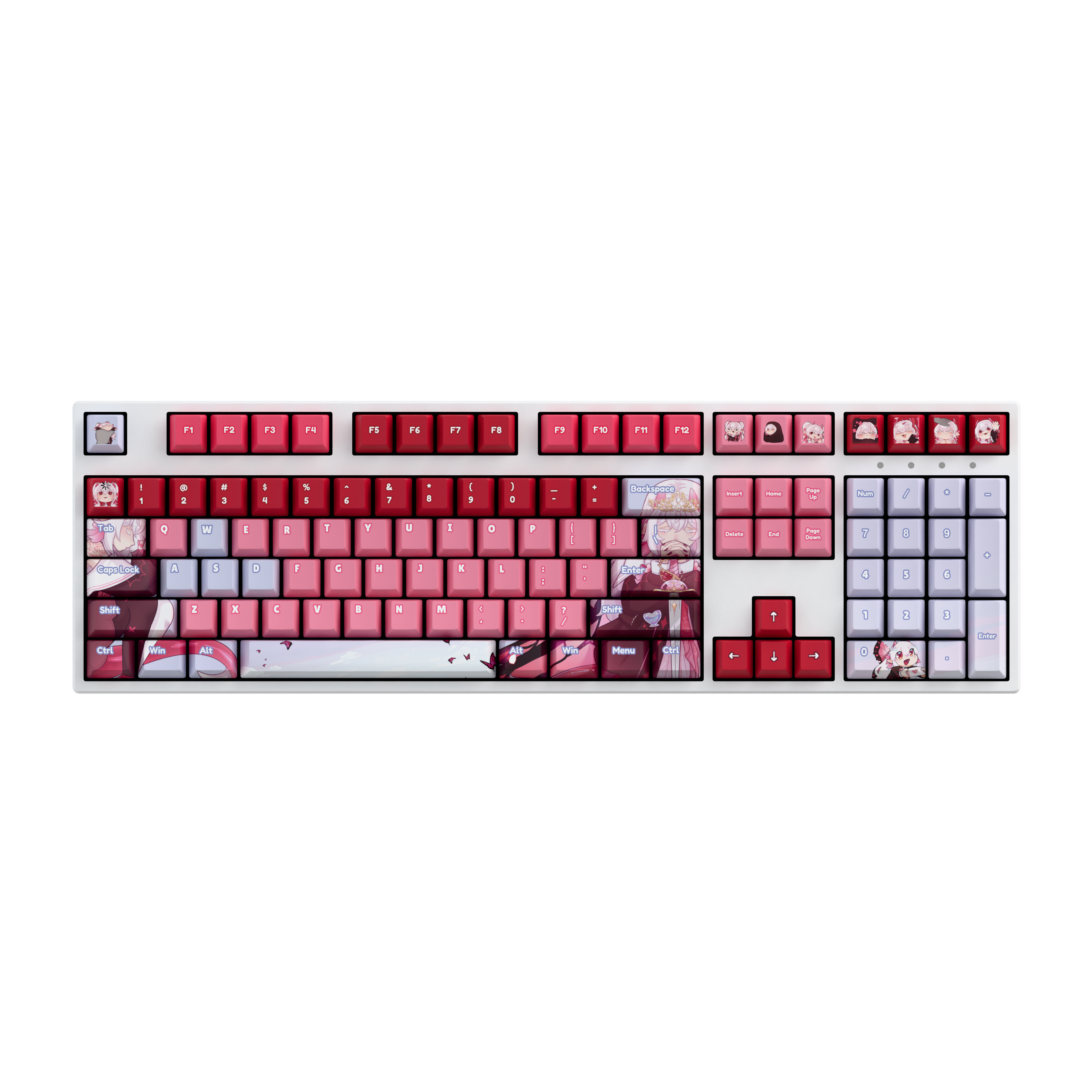 Rheya Heart 100% RGB Mechanical Keyboard – Kibodo