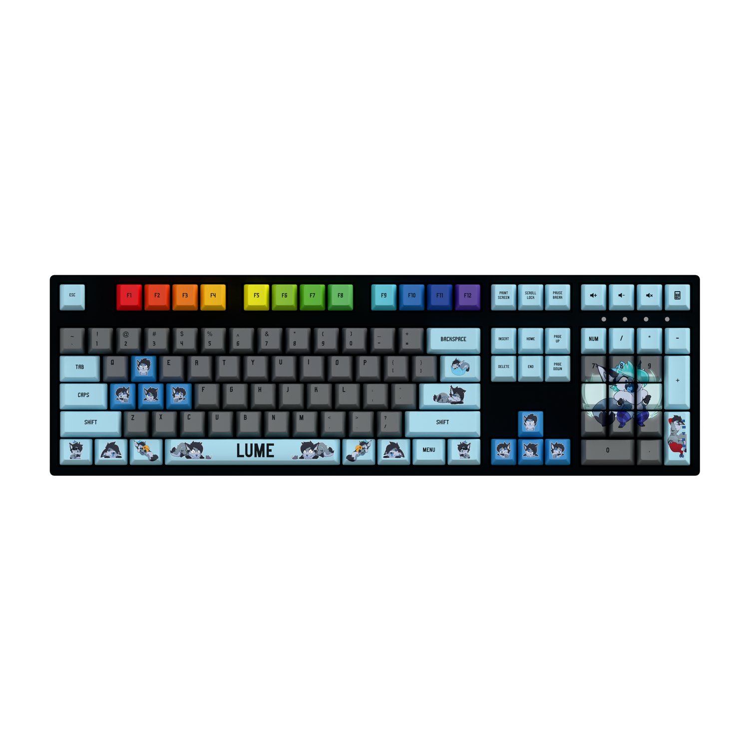 Lume - The Thicc Prince 100% RGB Mechanical Keyboard