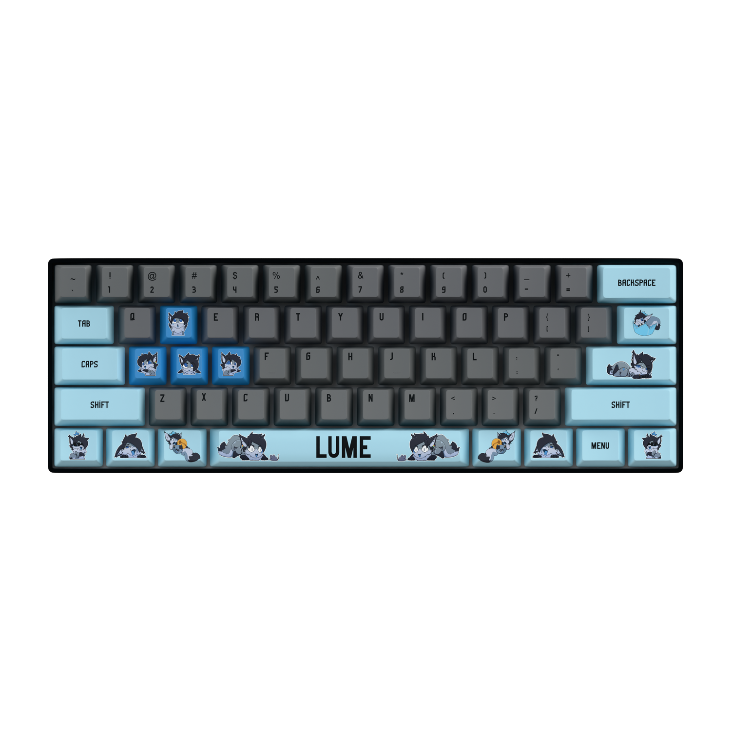 Lume - The Thicc Prince 60% RGB Mechanical Keyboard
