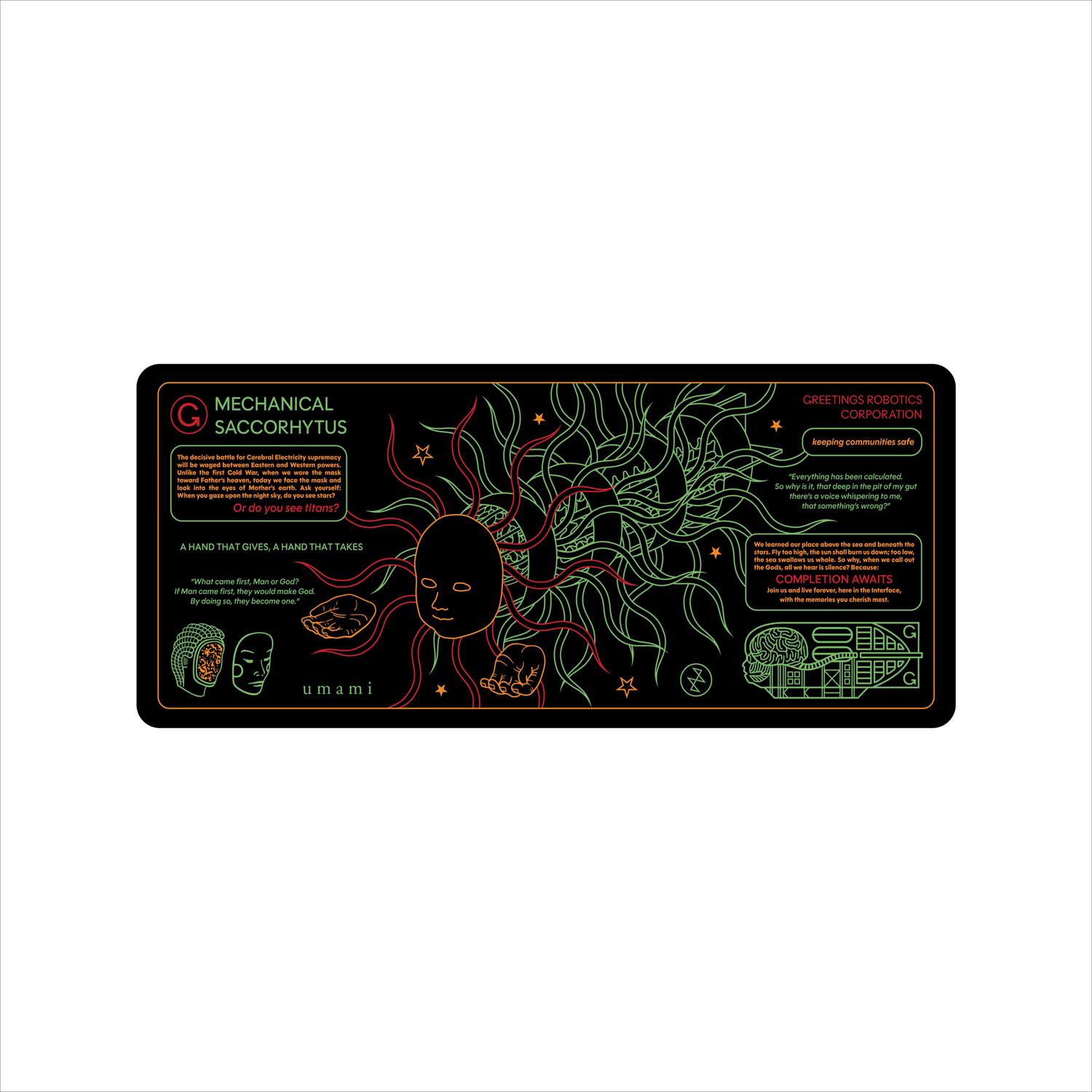 Umami Computer interface Deskmat
