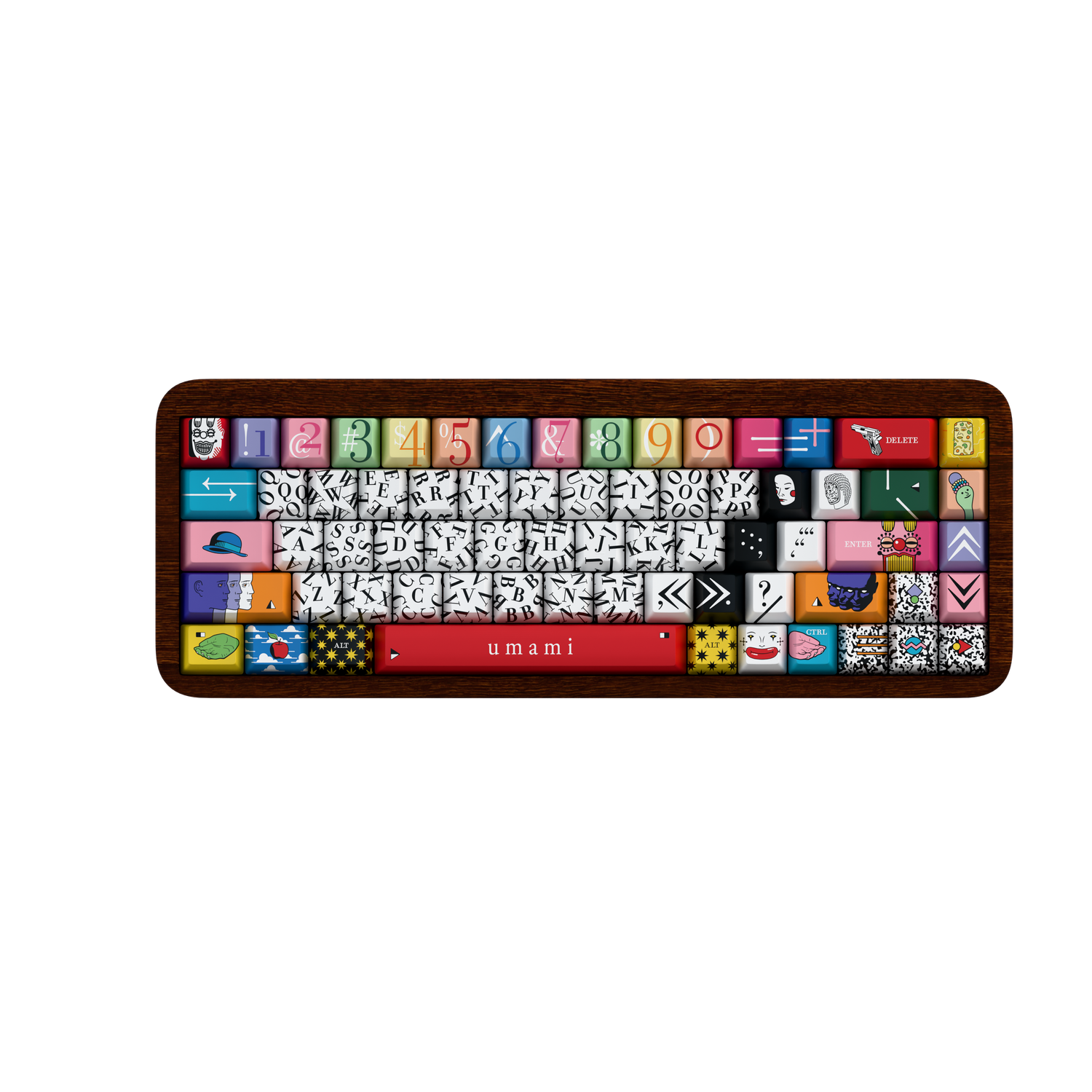 Umami 65% Wooden Keyboard