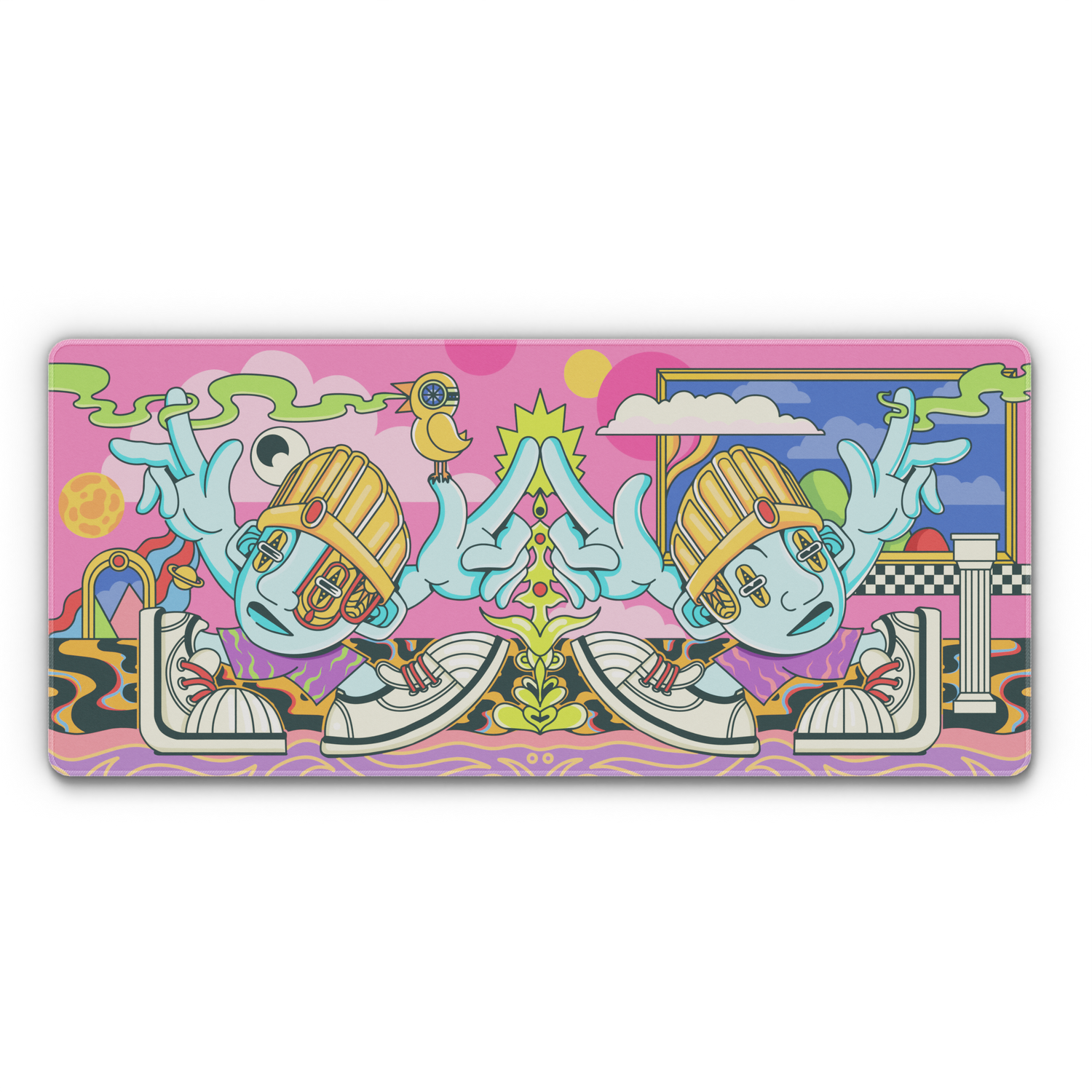 Voodoo Salad "Retro Salad With Sausage" Deskmat