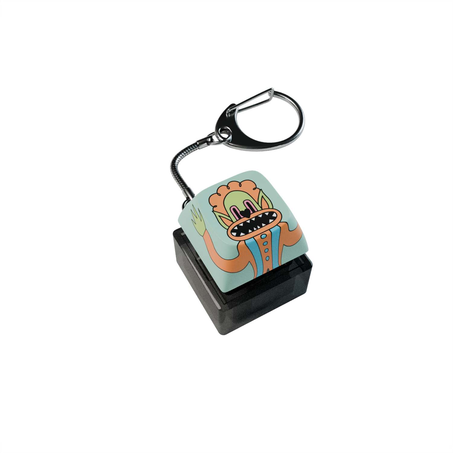 Voodoo Salad "Retro Salad With Sausage" Fidget Keychain Style A
