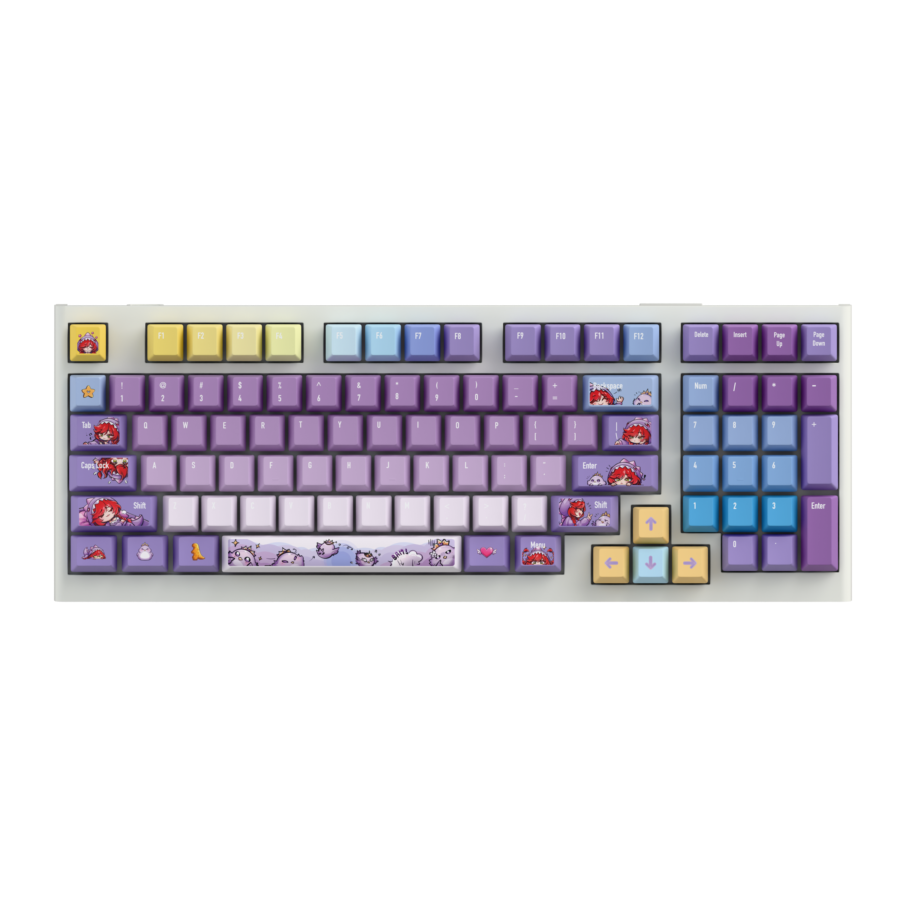 Princess Keyboard Computer Yumprincess 96% RGB Mechanical Keyboard – Kibodo