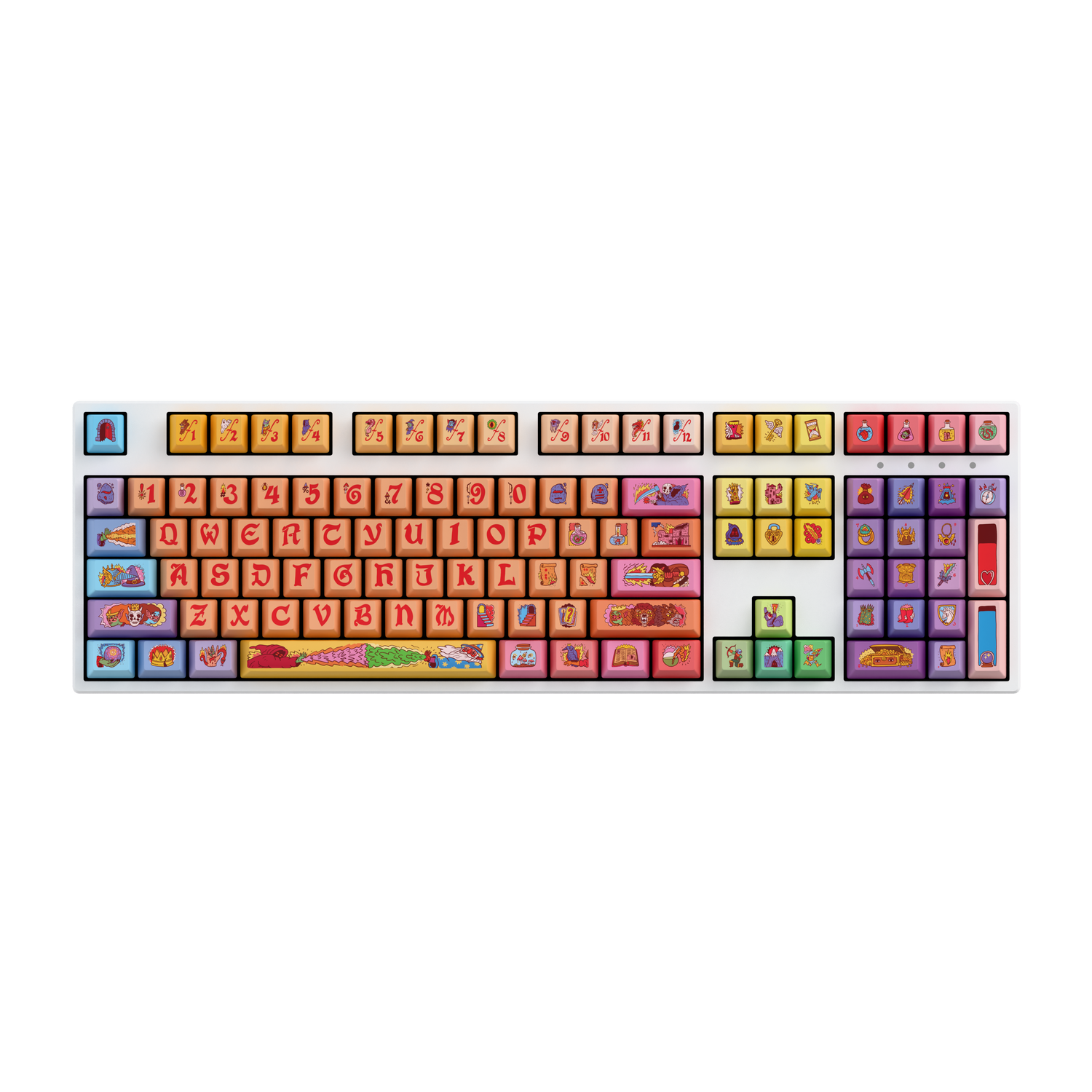 Ricardo Cavolo "FANTASY YES" 100% RGB Mechanical Keyboard